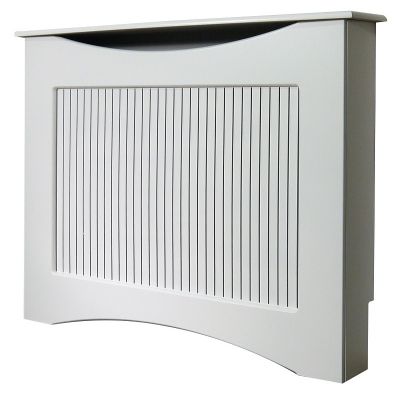 The Fairlight Radiator Cover in White, 1200mm