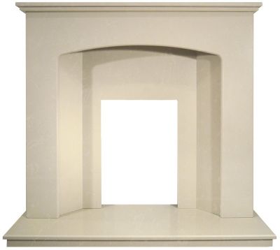 Adam Valetta Marble Fireplace in Roman Stone