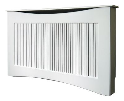 The Fairlight Radiator Cover in White, 1600mm