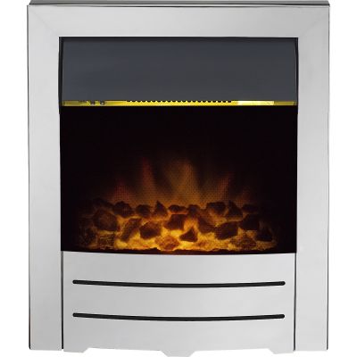 Adam Colorado Electric Fire in Chrome