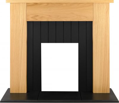 Adam Chessington Fireplace in Oak, 48 Inch