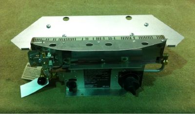 Adam Arch Cast Gas Tray, 16 Inch