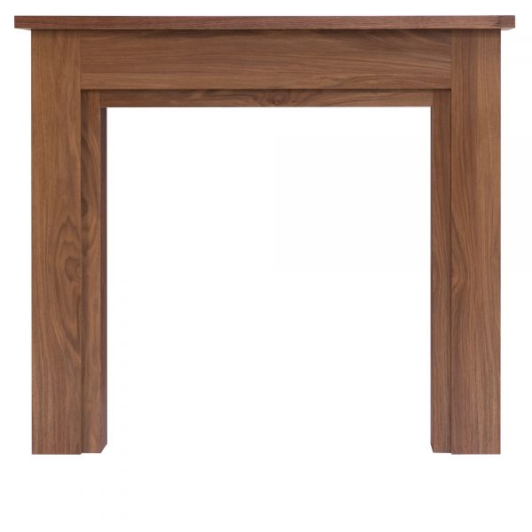 Adam Sudbury Mantelpiece with Downlights in Walnut, 48 Inch