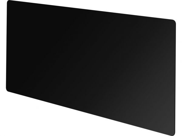 Vitreo Medium Radiator Cover in Black Glass, 1200mm