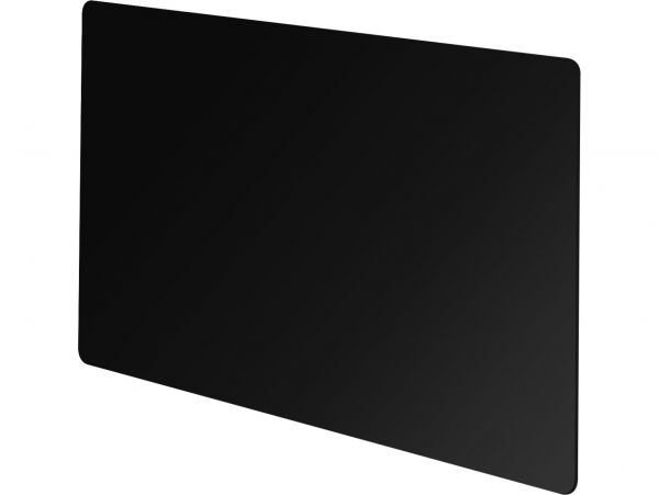 Vitreo Small Radiator Cover in Black Glass, 900mm