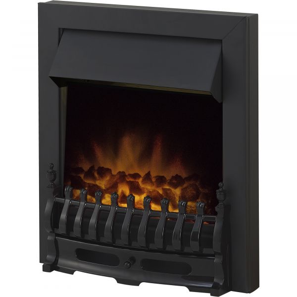 Adam Blenheim Electric Fire in Black