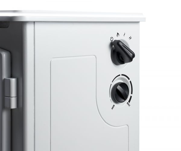 Adam Woodhouse Electric Stove in Pure White