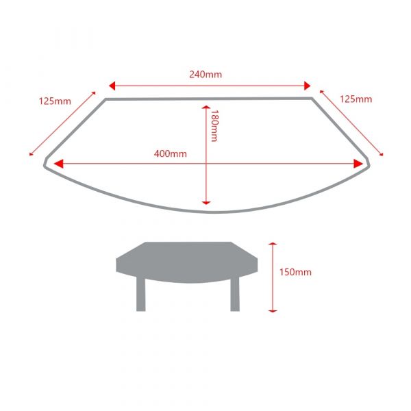 Nu Flame Gas Tray Fire, 16 Inch