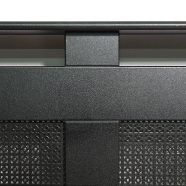 The Burford Radiator Cover in Black, 1200mm