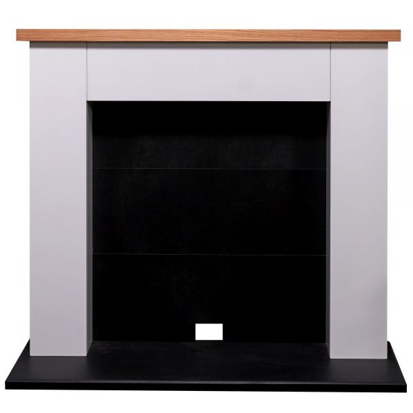 Adam Chester Electric Stove Fireplace in Pure White, 39 Inch