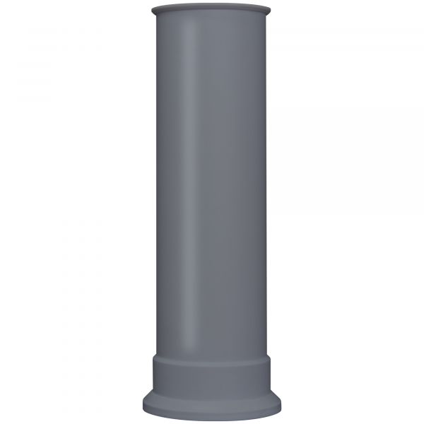 Adam Straight Stove Pipe in Grey