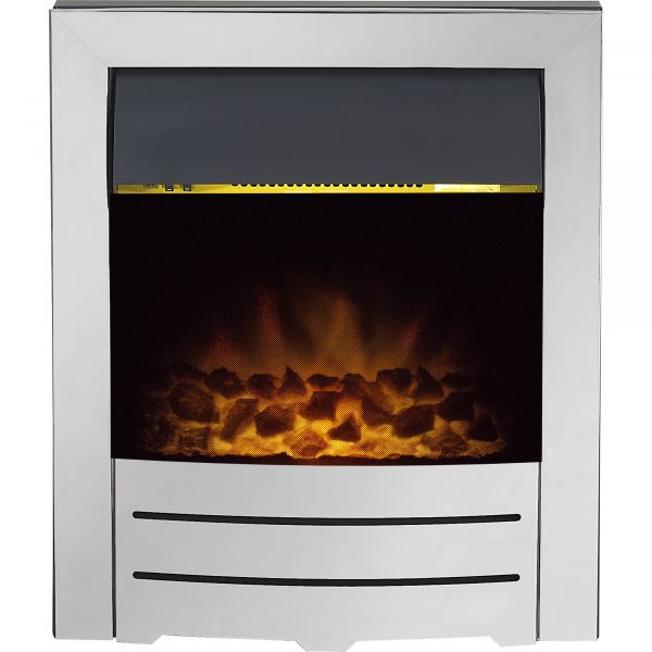Adam Colorado Electric Fire in Chrome