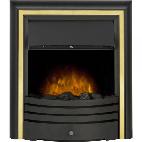 Adam Cambridge 6-in-1 Electric Fire in Black