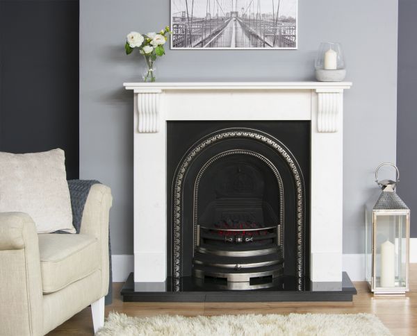 Adam Bedford Arch Electric Cast Tray with Remote Control in Black