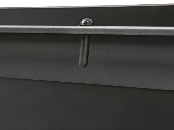 Vitreo Large Radiator Cover in Black Glass, 1600mm