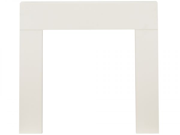 Adam Miami Mantelpiece in Pure White, 46 Inch