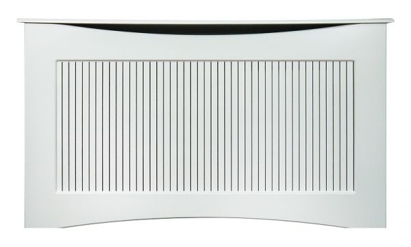 The Fairlight Radiator Cover in White, 1600mm