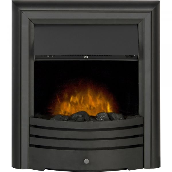 Adam Cambridge 6-in-1 Electric Fire in Black