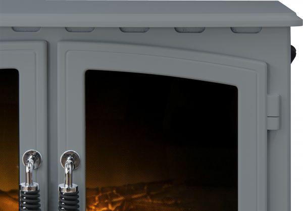 Adam Woodhouse Electric Stove in Grey