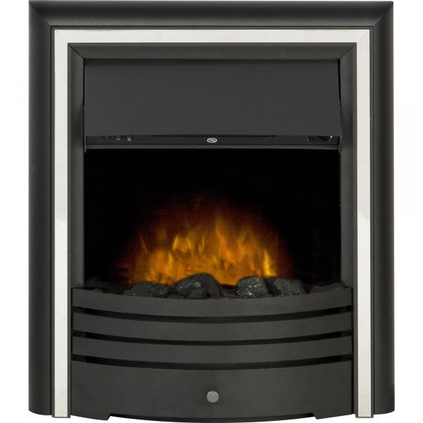 Adam Cambridge 6-in-1 Electric Fire in Black
