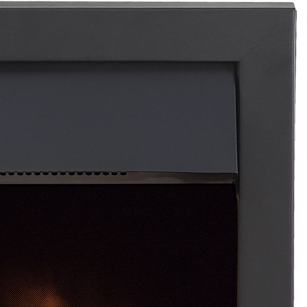 Adam Blenheim Electric Fire in Black