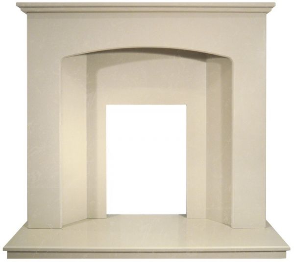 Adam Valetta Marble Fireplace in Roman Stone