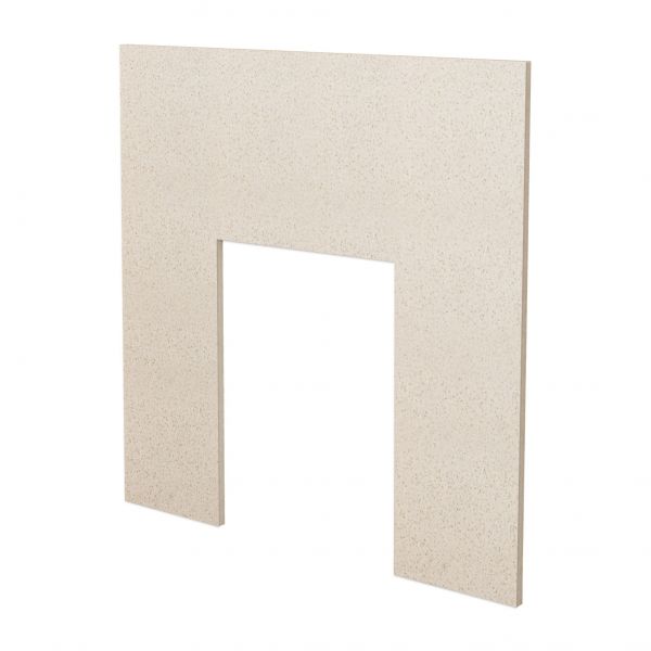 Adam Marble Back Panel in Beige Stone