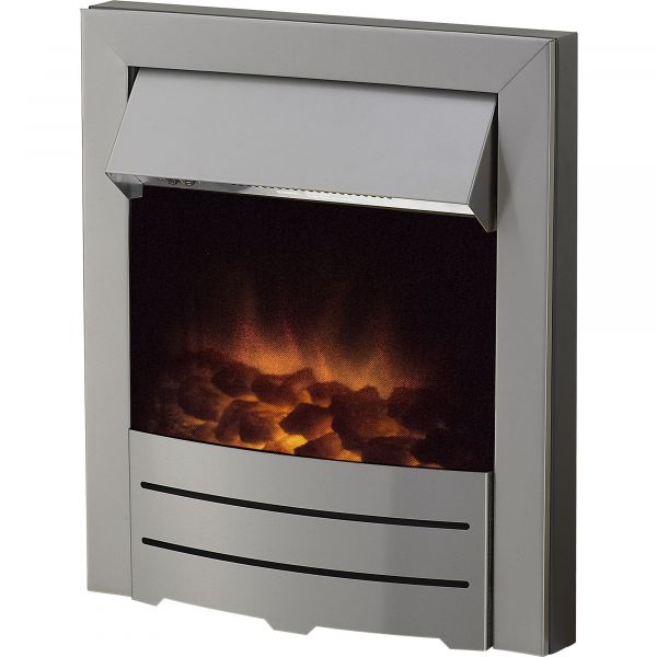Adam Colorado Electric Fire in Brushed Steel