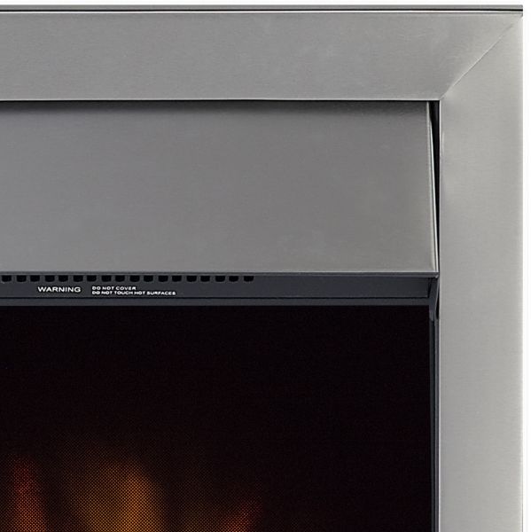 Adam Colorado Electric Fire in Brushed Steel