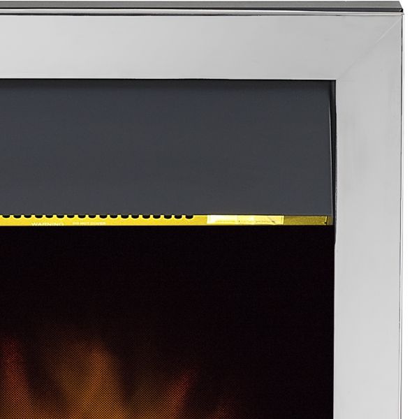 Adam Colorado Electric Fire in Chrome
