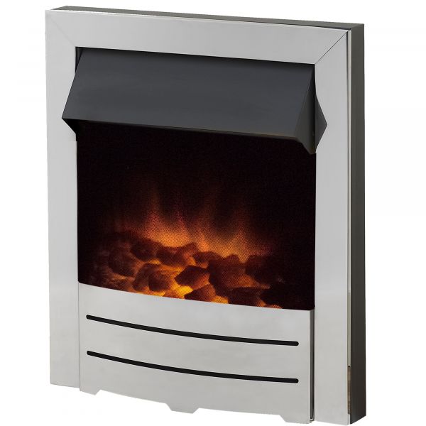 Adam Colorado Electric Fire in Chrome