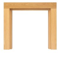 Adam Fenwick Mantelpiece in Oak with Downlights, 45 Inch