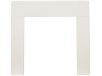 Adam Miami Mantelpiece in Pure White, 46 Inch