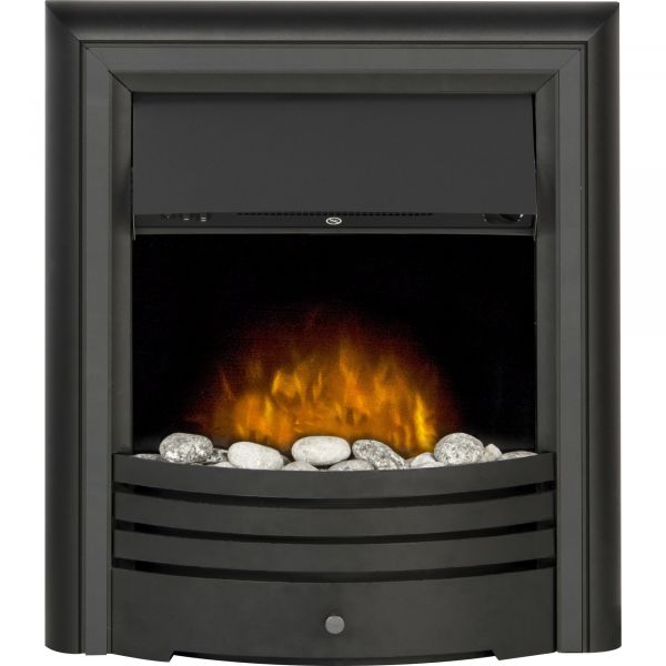 Adam Cambridge 6-in-1 Electric Fire in Black