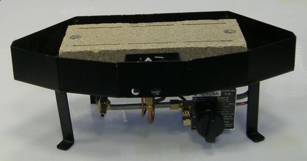 Nu Flame Gas Tray Fire, 16 Inch