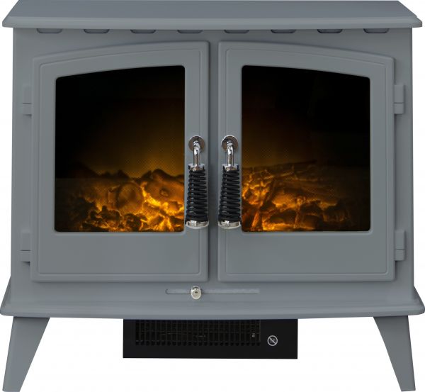 Adam Woodhouse Electric Stove in Grey