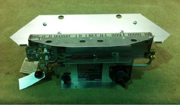 Adam Arch Cast Gas Tray, 16 Inch