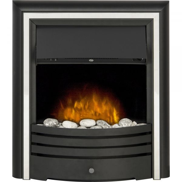 Adam Cambridge 6-in-1 Electric Fire in Black