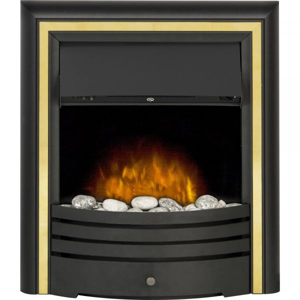 Adam Cambridge 6-in-1 Electric Fire in Black