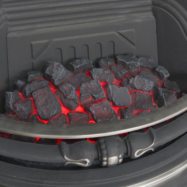 Adam Bedford Arch Electric Cast Tray with Remote Control in Black